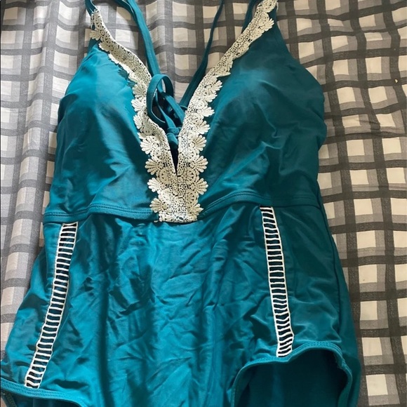 Swim Dark Green One Piece Swimsuit Poshmark